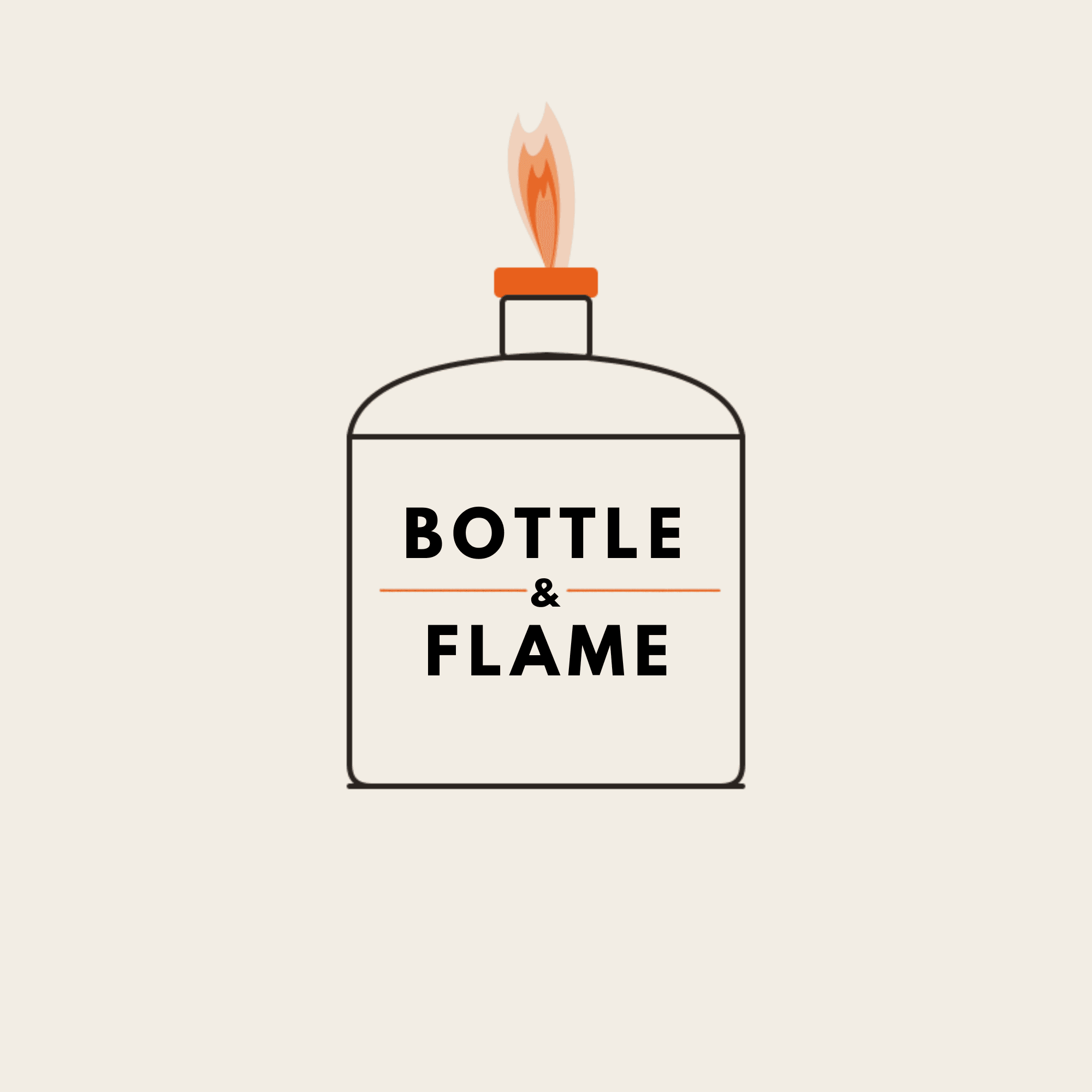 Bottle & Flame