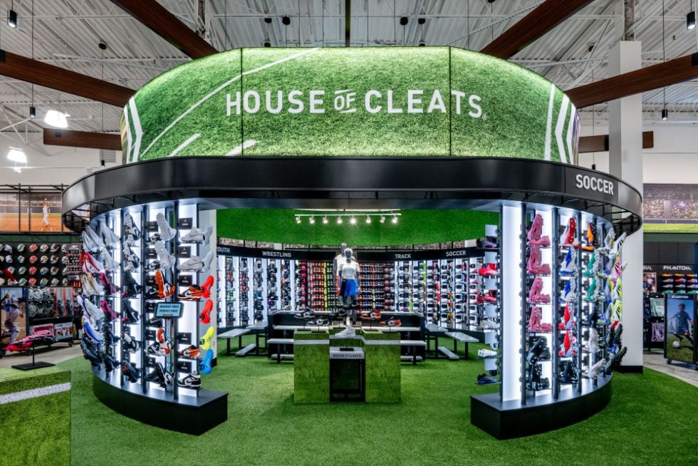 DICK'S House of Sport interior at Newport Centre, Jersey City