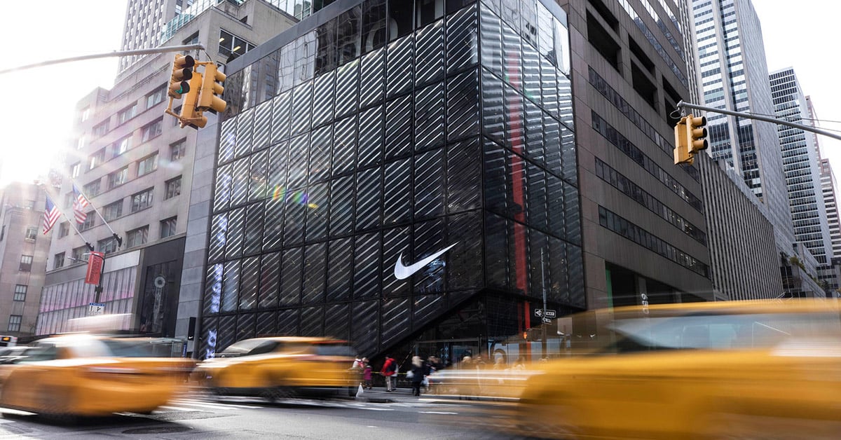 Nike House of Innovation 000 wavy glass façade on Fifth Avenue, NYC
